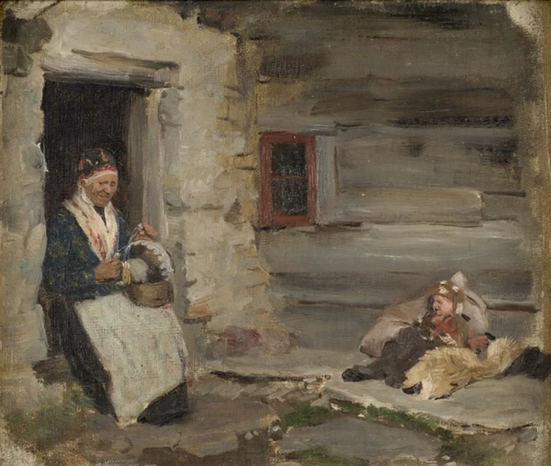 Sulla soglia - Art Museum of Estonia's painting collection, Tallinn
